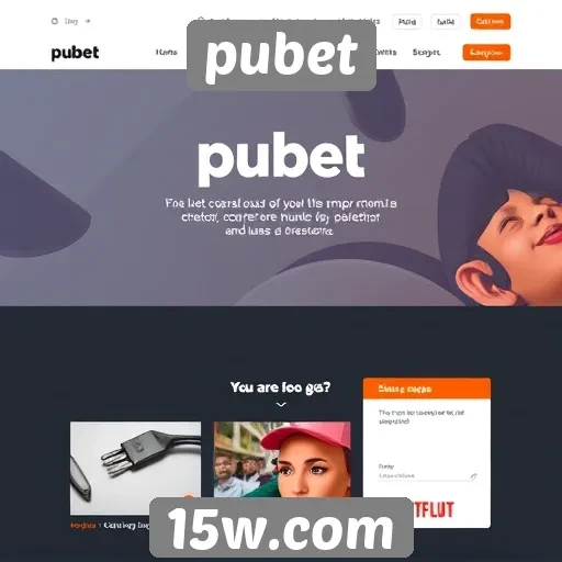 Análise da interface de usuário do site pubet